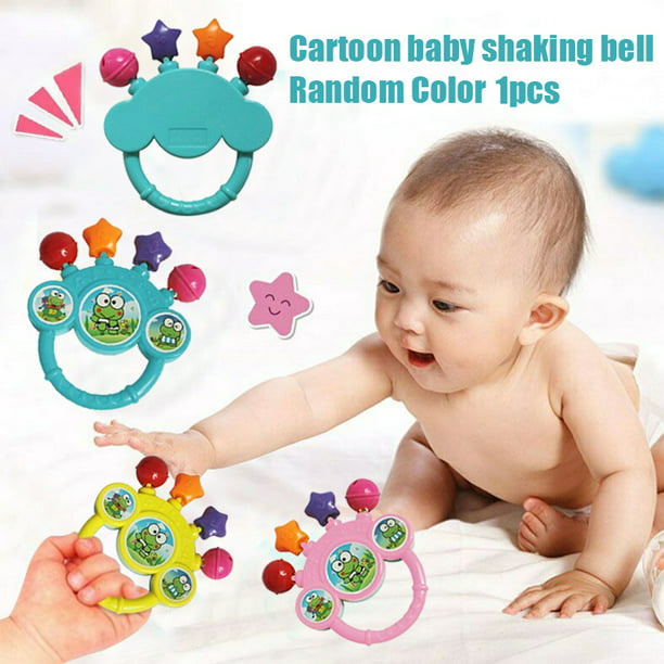 Cartoon Infant Baby Bell Rattles Newborns Toys Hand Toy Children Music Toy
